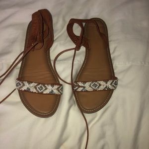 Beaded sandals